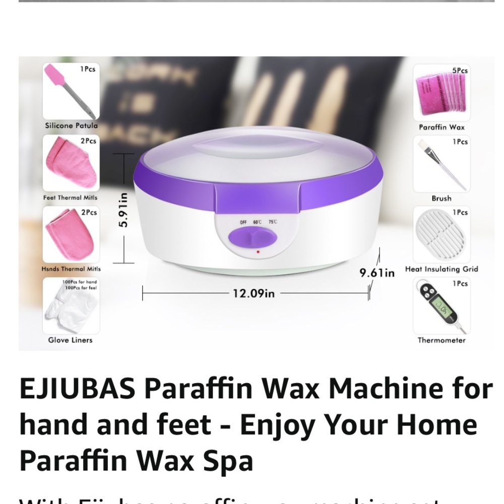 NWT Wax Warmer Paraffin Bath to Soften Dry Hands & Feet